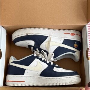 Nike Air Force 1 Low Navy and White Sneakers
